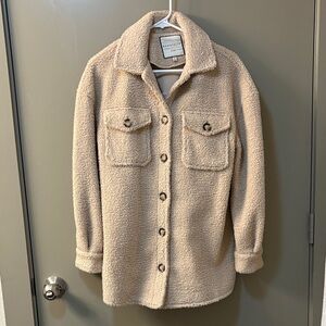 Bagatelle Cream Teddy Jacket